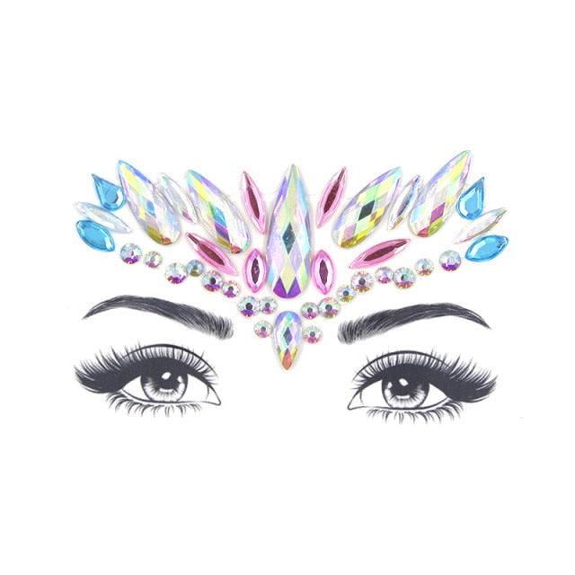 23 Sets Glitter Face Jewels Sticker Temporary Party Face Makeup Tattoo Face Gems Glitter Face Jewels Crystal Stickers For Womens - STEVVEX Beauty - 103, Arm Tattoo, Beauty, Crystal Tattoo, Face Tattoo, Fashion Tattoo, Girls Tattoo, Jewels Tattoo, Luxury Tattoo, Party Tattoo, Waterproof Tattoo, Wedding Tattoo, Women Tattoo, Womens Tattoo - Stevvex.com