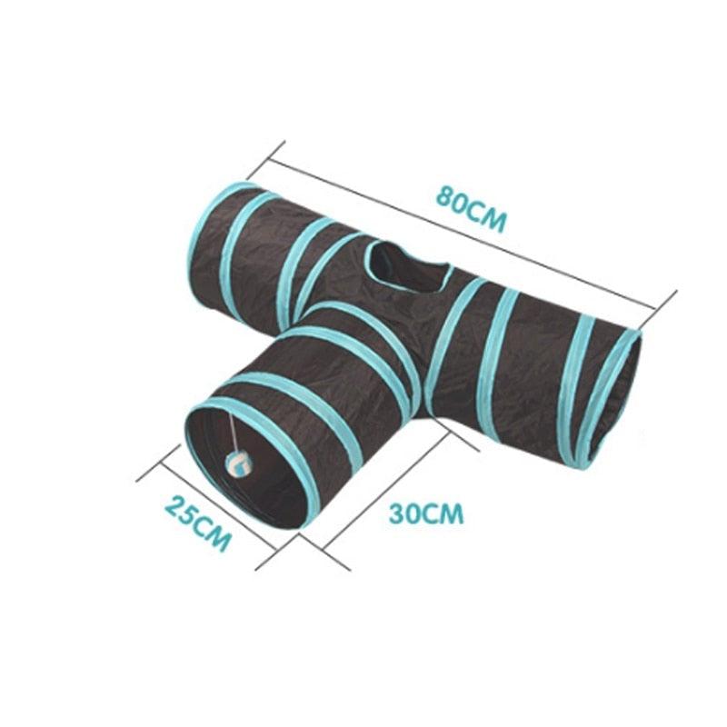 2/3/4/5 Holes Pet Cat Tunnel Toys Foldable Pet Cat Kitty Training Interactive Fun Toy For Cats Rabbit Animal Play Tunnel Tube For Cats Tunnels for Indoor Cats Cat Tube Collapsible 3 Way Pet Tunnel Great Toy for Cats