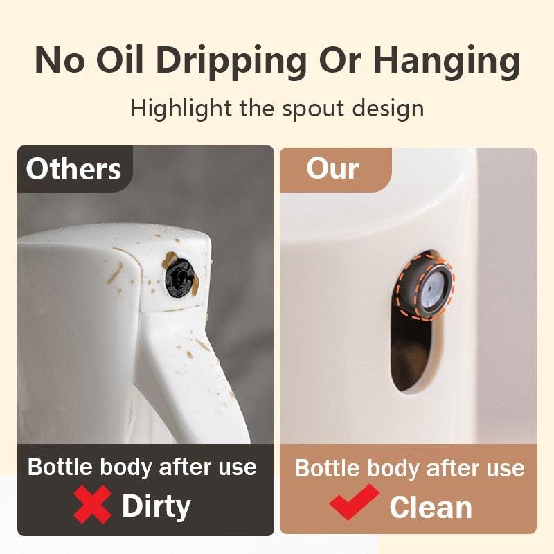 250ml Oil Spray Bottle BBQ Baking Glass Storage Bottles for Oil Vinegar Oil Dispenser Cooking Seasoning Bottle Kitchen Cooking Oil Spray Kitchen Gadgets For Cooking BBQ Salad Steak