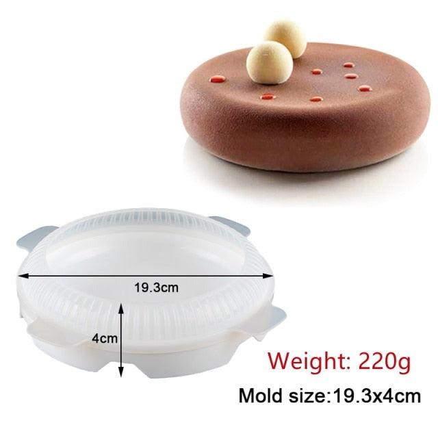 27 Style Silicone Cake Molds Pastry Bakeware Set Non-Stick Mousse Mould Party Dessert Baking Tools Decorating Pan Kitchen Tools Silicone Cupcake Baking Cups Food Grade Non-Stick Silicone Muffin Liners