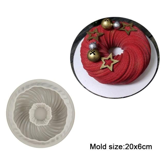 27 Style Silicone Cake Molds Pastry Bakeware Set Non-Stick Mousse Mould Party Dessert Baking Tools Decorating Pan Kitchen Tools Silicone Cupcake Baking Cups Food Grade Non-Stick Silicone Muffin Liners