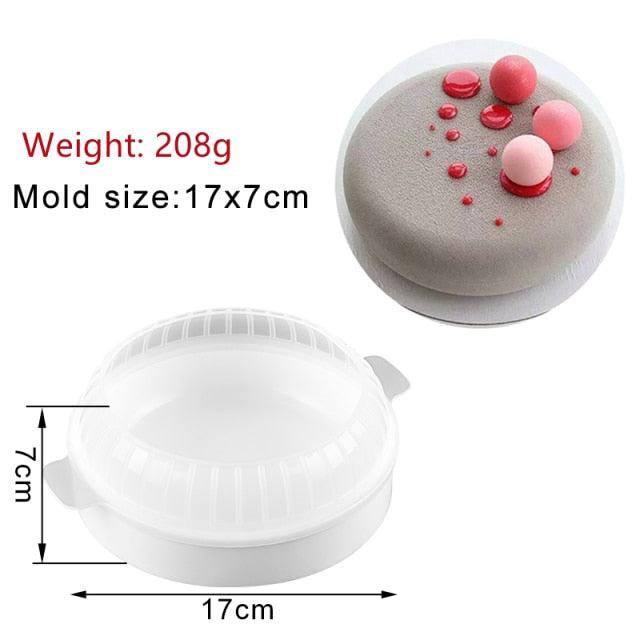 27 Style Silicone Cake Molds Pastry Bakeware Set Non-Stick Mousse Mould Party Dessert Baking Tools Decorating Pan Kitchen Tools Silicone Cupcake Baking Cups Food Grade Non-Stick Silicone Muffin Liners