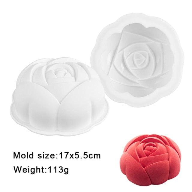 27 Style Silicone Cake Molds Pastry Bakeware Set Non-Stick Mousse Mould Party Dessert Baking Tools Decorating Pan Kitchen Tools Silicone Cupcake Baking Cups Food Grade Non-Stick Silicone Muffin Liners