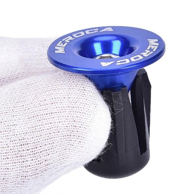 2Pcs Bike Lightweight Bar End Plugs Aluminum Road Bicycle Grip Anti-Slip Handlebar Caps Bike Bar End Plugs Bike Handlebar Caps Handlebar End Plugs For Most Bicycles Road Bike Mountain Bike