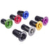 2Pcs Bike Lightweight Bar End Plugs Aluminum Road Bicycle Grip Anti-Slip Handlebar Caps Bike Bar End Plugs Bike Handlebar Caps Handlebar End Plugs For Most Bicycles Road Bike Mountain Bike