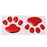 2PCS Car Sticker Cool Design Paw 3D Animal Dog Cat Bear Foot Prints Footprint Decal Car Stickers Silver Gold Chrome Dog Paw Footprint Sticker Decal Auto Car Emblem Decal Decoration Dog Paw Decals Dog Footprint Car Decals Self-Adhesive Car Auto Accessories