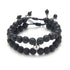 2PCS Couple Bracelets Sets Women Mens Distance Black White Beads Magnet Attract Charm Braiding Bracelet Couples Bracelets Magnetic Distance Bracelets His And Her Stone Bracelet