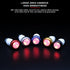 2PCS Lightweight Bike Handlebar Light LED Bicycle Light Turn Signal Cycling Handle Bar End Plug Safty Warning Indicator Lamps Handlebar Grips Safety 2 Modes Handle Bar End Mini Plug LED Lamp