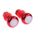 2PCS Lightweight Bike Handlebar Light LED Bicycle Light Turn Signal Cycling Handle Bar End Plug Safty Warning Indicator Lamps Handlebar Grips Safety 2 Modes Handle Bar End Mini Plug LED Lamp