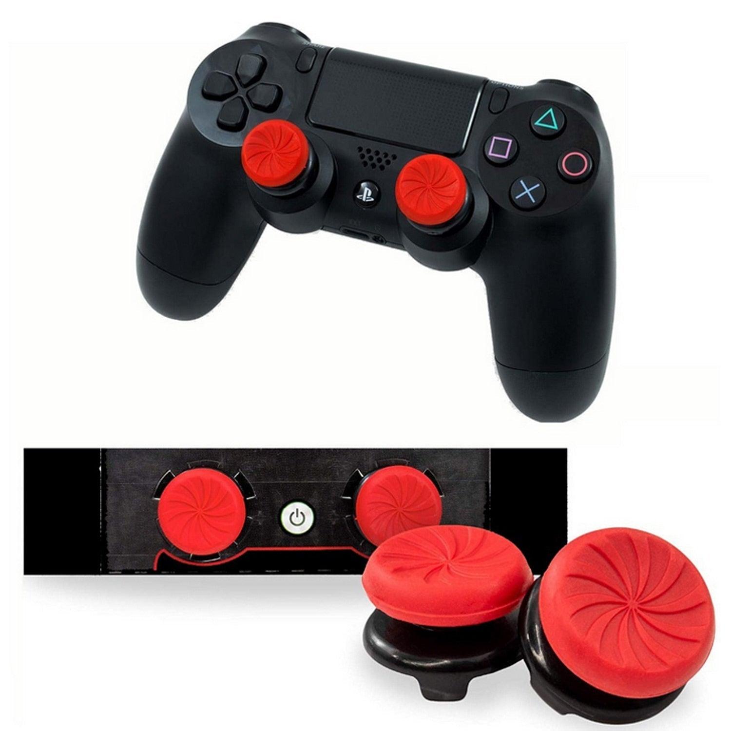 2PCS Non-slip Soft Silicone Thumbstick Joystick Grip High-Rise Caps Covers Game Controller Button Stick Cover Switch Joystick Grip Cap Part Analog Cap Controller - STEVVEX Game - 221, 6 fingers all in one, All in one game, all in one game controller, black gamepad, cap covers, CAP JOYSTICK, classic games, classic joystick, compatible with pc, controller for mobile, controller for pc, game, high rise caps, joystick, non slip design, silicon thubstick, soft silicon cap for joystick - Stevvex.com