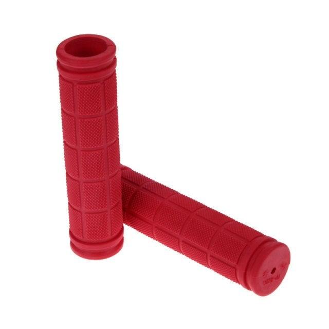 2PCS Rubber Bike Handlebar Grips Cover Mountain Bicycle Handle Anti-Skid Bicycles Bar Grips Non-Slip Rubber Bike Handle Grips For Kids Bike Scooter Mountain Road Urban Bike Tricycle Soft Handlebar