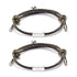 2pcs / Set Stainless Steel Cute Couple Bracelets Magnet Attraction Rope Bracelet Magnetic Couple Bracelet Relationship Matching Bracelets Set With Magnetic Bells Ideal Gift For Valentines