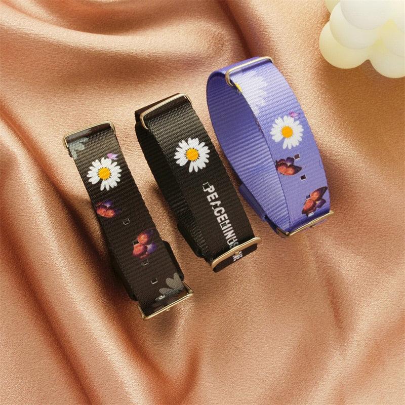 2PCS Strap Bracelets Rainbow Wristband Womens Bracelet Cotton Linen Adjustable Charm Straps Couple Rainbow Bracelets Adjustable Watch Band Hand Bracelet Comfortable Bracelet For Women And Men