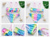 3-16Y Cartoon Two-piece Girls Swimwear Ruffle Swimsuit Bikini Set One Shoulder Beachwear Princess Two Piece Bathing Suit Children Swimwear Girls Swimsuit Bikini Set