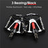 3 Bearings Bicycle Pedals Ultralight Anti-Slip Road Bike Pedal Cycling Sealed Bearing Bike Pedals Mountain Bike Pedals Composite Bearing Bicycle Pedals With Wide Flat Platform