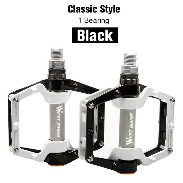 3 Bearings Bicycle Pedals Ultralight Anti-Slip Road Pedal Cycling Sealed Bearing Bike Pedals Accessories Bearings Pedals For Bicycle Lightweight Bicycle Pedals Of Road Bikes