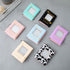 3 Inch Mini Photo Album 32 Pockets Square Hollow Card Holder Bronzing Stars Picture Storage Case PVC Photocard Holder DIY Photo Albums Birthday Gift Family Scrapbook Albums Family Anniversary Gift For Couple