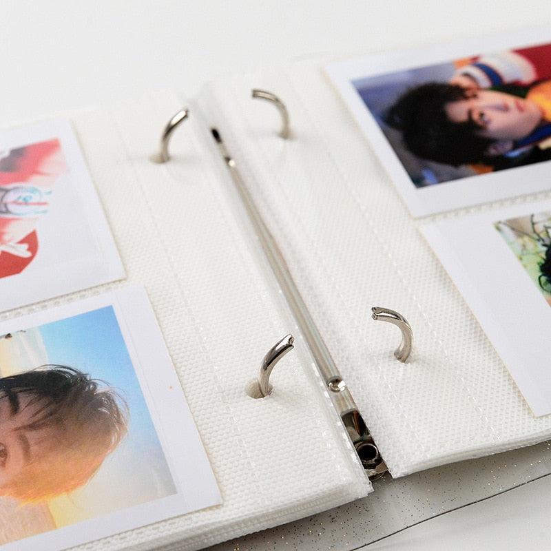 3 Inch Polaroid Photo Album Cute Bear Transparent Jewelry Small Card Collection Storage Book Mini Leaf Scrapbook Paper Baby Family Scrapbook Albums