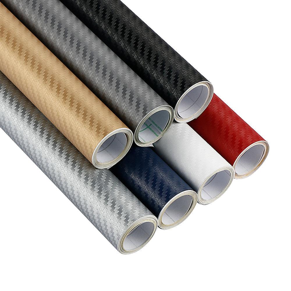 30cmx127cm 3D Carbon Fiber Vinyl Car Wrap Sheet Roll Film Car Stickers Carbon Fiber Vinyl Wrap Decal Motorcycle Auto Styling Carbon Fiber Vinyl Car Wrap Sheet Roll Film Car Stickers and Decal Motorcycle Automobiles Accessories Automobiles