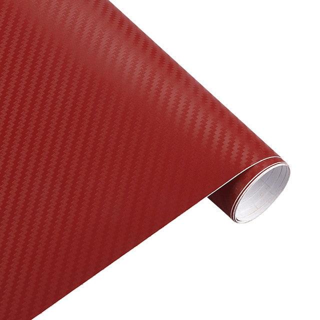 30cmx127cm 3D Carbon Fiber Vinyl Car Wrap Sheet Roll Film Car Stickers Carbon Fiber Vinyl Wrap Decal Motorcycle Auto Styling Carbon Fiber Vinyl Car Wrap Sheet Roll Film Car Stickers and Decal Motorcycle Automobiles Accessories Automobiles