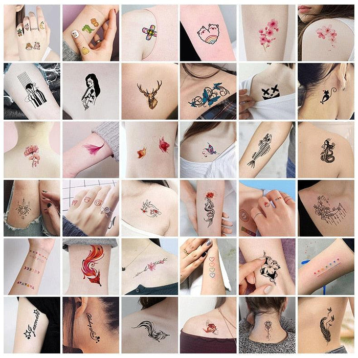 30pcs temporales sexy fake tattoo for hands arm body waterproof luxury different small colorful stylish womens kids tattoos stevvex beauty 103 animal tattoo arm tattoo back tattoo beauty bird tattoo b