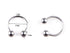 316L Surgical Stainless Steel Circular Barbells Horseshoe 18g Lip Ring Eyebrow Nose Studs Body Stainless Steel Fake Nose Ring Clip On Septum Piercing Faux Hoop Nose Ring Nose Punk Body Cartilage Tragus Ring Piercing Jewelry