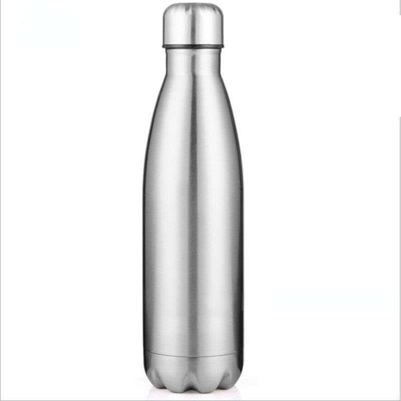 350/500/750/1000ml Double Wall Stainless Steel Water Bottle Thermos Bottle Keep Hot and Cold Insulated Vacuum Flask Sport  Stainless Steel Double Wall Insulated Water Bottle for Travel