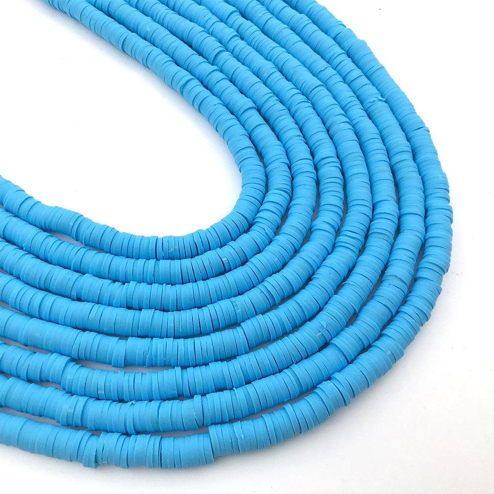 350pcs 6mm Flat Round Beads Loose Spacer Beads for Jewelry Making Women Needlework Bracelet Necklace Earrings Flat Round Loose Handmade Spacer Beads