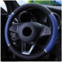 38CM Car Steering Wheel Cover Auto Steering Wheel Braid On The Steering Wheel Cover Case Steering Wheel Cover Universal Microfiber Leather Viscose Breathable Anti-Slip Universal Genuine Leather Auto Car Steering Wheel Cover Car Accessories