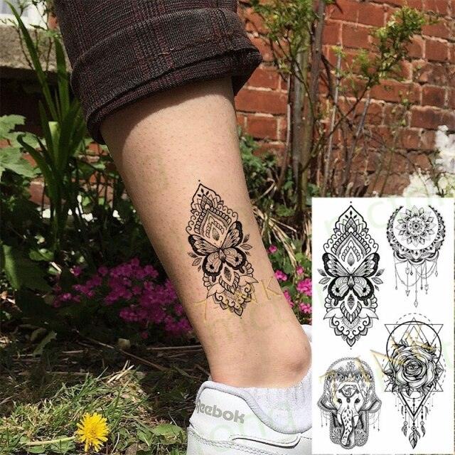 3D Butterfly Waterproof Temporary Tattoo Sticker Snake Flowers Elegant Small Popular Tattoo For Womens Mens - STEVVEX Beauty - 103, 3D Tattoo, Animal Tattoo, Arm Tattoo, Back Tattoo, Beauty, Black Tattoos, Body Tattoo, Boys Tattoo, Butterfly Tattoo, Children Tattoo, Colorful Tattoo, Different Tattoo, Leg Tattoo, Lotus Tattoo, Luxury Tattoo, Men Tattoo, Mens Tattoo, Party Tattoo, Red Flower Tattoo, Tattoo - Stevvex.com