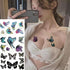 3D Butterfly Waterproof Temporary Tattoo Sticker Snake Flowers Elegant Small Popular Tattoo For Womens Mens - STEVVEX Beauty - 103, 3D Tattoo, Animal Tattoo, Arm Tattoo, Back Tattoo, Beauty, Black Tattoos, Body Tattoo, Boys Tattoo, Butterfly Tattoo, Children Tattoo, Colorful Tattoo, Different Tattoo, Leg Tattoo, Lotus Tattoo, Luxury Tattoo, Men Tattoo, Mens Tattoo, Party Tattoo, Red Flower Tattoo, Tattoo - Stevvex.com