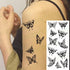 3D Butterfly Waterproof Temporary Tattoo Sticker Snake Flowers Elegant Small Popular Tattoo For Womens Mens - STEVVEX Beauty - 103, 3D Tattoo, Animal Tattoo, Arm Tattoo, Back Tattoo, Beauty, Black Tattoos, Body Tattoo, Boys Tattoo, Butterfly Tattoo, Children Tattoo, Colorful Tattoo, Different Tattoo, Leg Tattoo, Lotus Tattoo, Luxury Tattoo, Men Tattoo, Mens Tattoo, Party Tattoo, Red Flower Tattoo, Tattoo - Stevvex.com