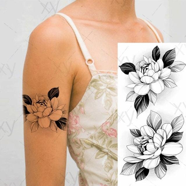 3D Butterfly Waterproof Temporary Tattoo Sticker Snake Flowers Elegant Small Popular Tattoo For Womens Mens - STEVVEX Beauty - 103, 3D Tattoo, Animal Tattoo, Arm Tattoo, Back Tattoo, Beauty, Black Tattoos, Body Tattoo, Boys Tattoo, Butterfly Tattoo, Children Tattoo, Colorful Tattoo, Different Tattoo, Leg Tattoo, Lotus Tattoo, Luxury Tattoo, Men Tattoo, Mens Tattoo, Party Tattoo, Red Flower Tattoo, Tattoo - Stevvex.com