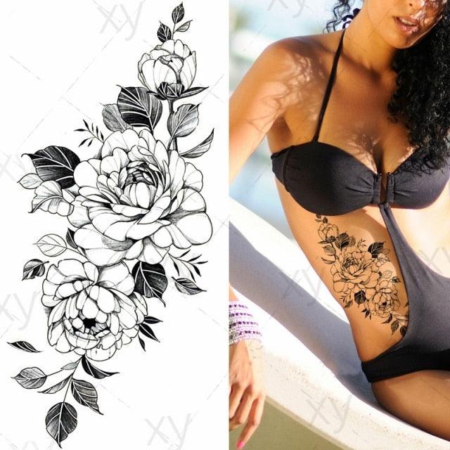 3D Butterfly Waterproof Temporary Tattoo Sticker Snake Flowers Elegant Small Popular Tattoo For Womens Mens - STEVVEX Beauty - 103, 3D Tattoo, Animal Tattoo, Arm Tattoo, Back Tattoo, Beauty, Black Tattoos, Body Tattoo, Boys Tattoo, Butterfly Tattoo, Children Tattoo, Colorful Tattoo, Different Tattoo, Leg Tattoo, Lotus Tattoo, Luxury Tattoo, Men Tattoo, Mens Tattoo, Party Tattoo, Red Flower Tattoo, Tattoo - Stevvex.com