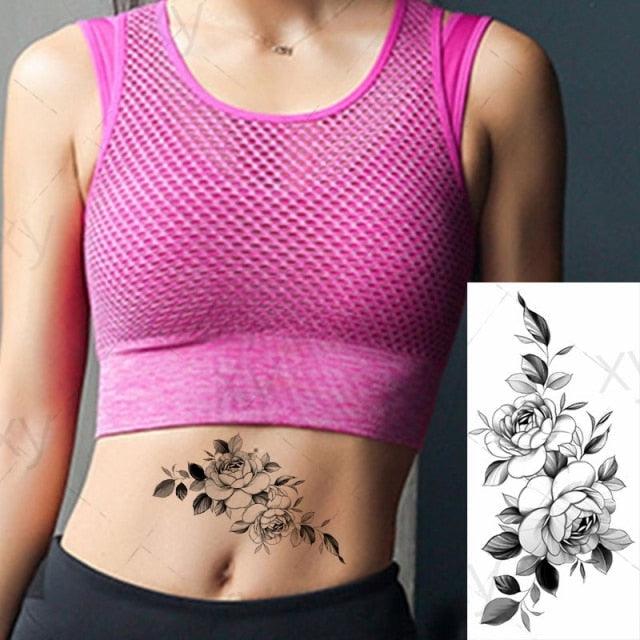 3D Butterfly Waterproof Temporary Tattoo Sticker Snake Flowers Elegant Small Popular Tattoo For Womens Mens - STEVVEX Beauty - 103, 3D Tattoo, Animal Tattoo, Arm Tattoo, Back Tattoo, Beauty, Black Tattoos, Body Tattoo, Boys Tattoo, Butterfly Tattoo, Children Tattoo, Colorful Tattoo, Different Tattoo, Leg Tattoo, Lotus Tattoo, Luxury Tattoo, Men Tattoo, Mens Tattoo, Party Tattoo, Red Flower Tattoo, Tattoo - Stevvex.com