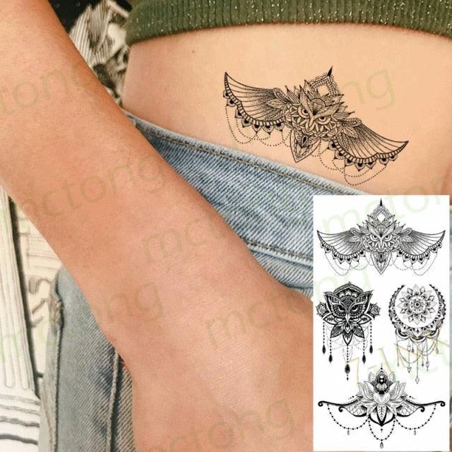 3D Butterfly Waterproof Temporary Tattoo Sticker Snake Flowers Elegant Small Popular Tattoo For Womens Mens - STEVVEX Beauty - 103, 3D Tattoo, Animal Tattoo, Arm Tattoo, Back Tattoo, Beauty, Black Tattoos, Body Tattoo, Boys Tattoo, Butterfly Tattoo, Children Tattoo, Colorful Tattoo, Different Tattoo, Leg Tattoo, Lotus Tattoo, Luxury Tattoo, Men Tattoo, Mens Tattoo, Party Tattoo, Red Flower Tattoo, Tattoo - Stevvex.com