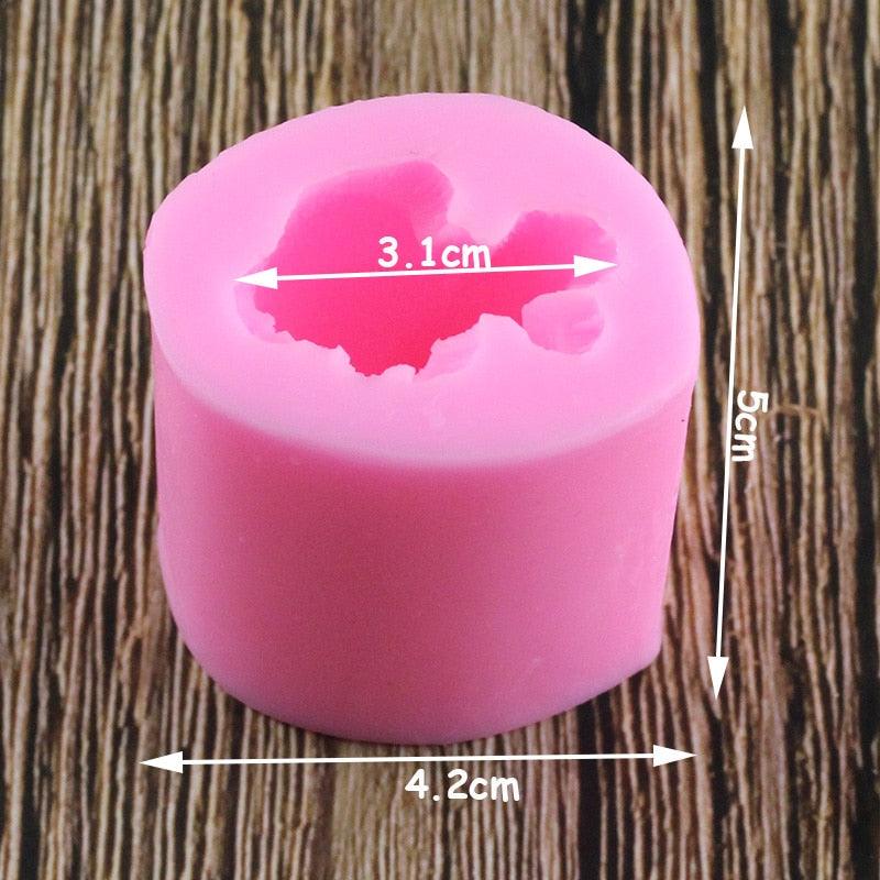 3D Cat Candle Silicone Molds Soap Mold Cake Decorating Tools Cake Baking Candy Chocolate Gumpaste Moulds Kitten Candle Mold Cute Cat Silicone Mold For Fondant Mini Soap