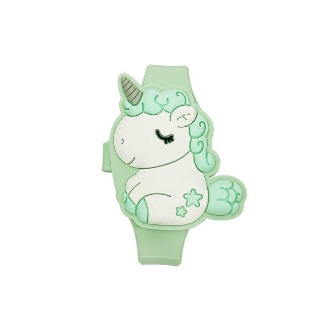 3D Childrens Watch Cute Unicorn LED Electronic Kids Watches Boys Girls Silicone Toy Wristwatches Learning Time 3D Cute Toddler Shape Clamshell Design Kids Digital Led Watch For Kids Birthday Presents Gifts