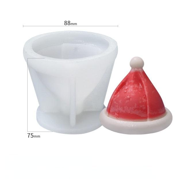 3D Christmas Tree Candle Mold DIY Scented Candle Christmas Tree Silicone Mold Candle Soap Mold Flexible Mold For Candle Making Pine Tree Molds DIY Cake Decorating Candle Silicone Mold Pine Tree Resin Soap Mold Christmas Gift Craft Home Decor