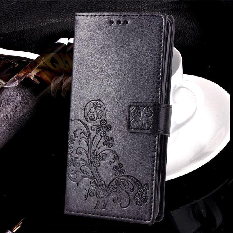 3D Flower Case for Xiaomi Redmi 4X Note 4 Global S2 Y2 Leather Wallet Phone Case Bag Cover Rose Flower Cover with Credit Card Holder Pockets