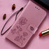 3D Flower Case for Xiaomi Redmi 4X Note 4 Global S2 Y2 Leather Wallet Phone Case Bag Cover Rose Flower Cover with Credit Card Holder Pockets