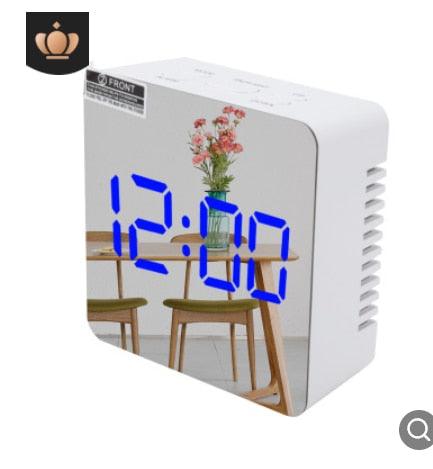 3D Large LED Digital Wall Clock Date Time Celsius Nightlight Display Table Desktop Clocks 3D Digital Alarm Clock Modern Design LED Wall Desk Clocks 12/24H Time /Date/ Temperature Display Nightlight /Brightness Adjustable/ Alarm Clock For Living Room