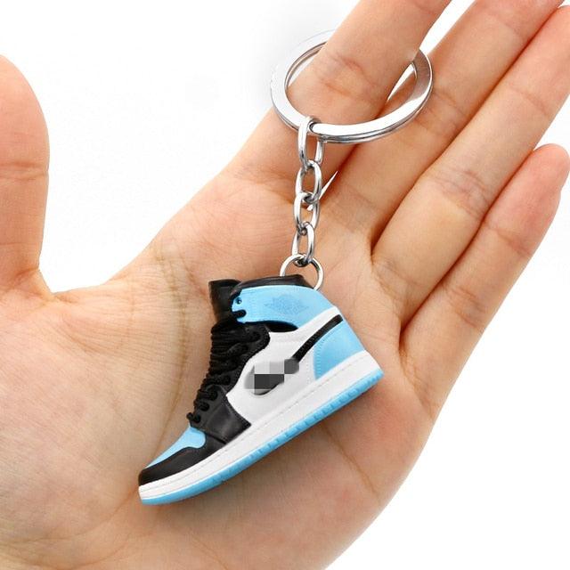 3D Mini Basketball Shoes Keychain For Men Boys Basketball Shoes Sneaker Sports Collection Mini Retro Shoe Keychains Rubber Sneaker Keychains Model Car Keychains Sneakers Enthusiast Keyring Auto Backpack Pendant Gift