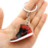 3D Mini Basketball Shoes Keychain For Men Boys Basketball Shoes Sneaker Sports Collection Mini Retro Shoe Keychains Rubber Sneaker Keychains Model Car Keychains Sneakers Enthusiast Keyring Auto Backpack Pendant Gift