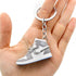 3D Mini Basketball Shoes Keychain For Men Boys Basketball Shoes Sneaker Sports Collection Mini Retro Shoe Keychains Rubber Sneaker Keychains Model Car Keychains Sneakers Enthusiast Keyring Auto Backpack Pendant Gift