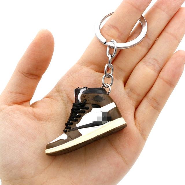 3D Mini Basketball Shoes Keychain For Men Boys Basketball Shoes Sneaker Sports Collection Mini Retro Shoe Keychains Rubber Sneaker Keychains Model Car Keychains Sneakers Enthusiast Keyring Auto Backpack Pendant Gift