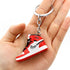 3D Mini Basketball Shoes Keychain For Men Boys Basketball Shoes Sneaker Sports Collection Mini Retro Shoe Keychains Rubber Sneaker Keychains Model Car Keychains Sneakers Enthusiast Keyring Auto Backpack Pendant Gift