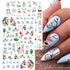 3D Nail Stickers Decals Snowflakes Elk Bear Christmas Xmas Transfer Stickers Nail Art Self-Adhesive Decals Decoration  Nail Art Stickers Decals Christmas Snowflake Bronzing Christmas Slider Nail Art 3D Decals Decoration