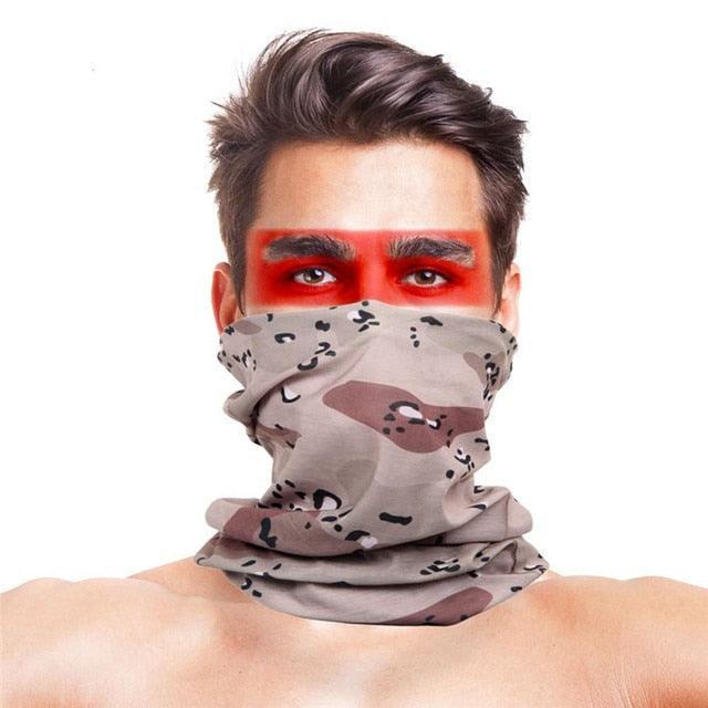 3D Scarf Uniesx Men Women Bandanas Polyester Breathable Windproof Anti UV Neck Cover Camping Hiking Climbing Face Mask Headband Windproof Head Scarves Neck Warmer Cycling Camping Hiking Men Women Fashion Magic Scarves Turban Outdoor Headband Bandanas