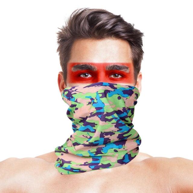 3D Scarf Uniesx Men Women Bandanas Polyester Breathable Windproof Anti UV Neck Cover Camping Hiking Climbing Face Mask Headband Windproof Head Scarves Neck Warmer Cycling Camping Hiking Men Women Fashion Magic Scarves Turban Outdoor Headband Bandanas